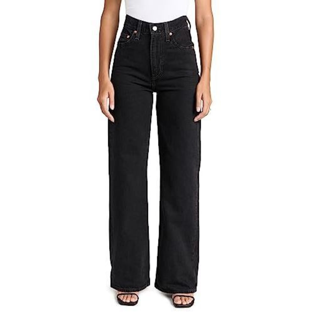 Levi's Classic Black Wide Leg Jeans